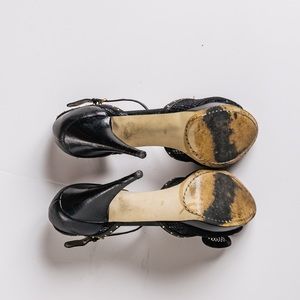RACHEL Rachel Roy Shoes - Open toe high hell, with gold studs detail. RACHEL Rachel Roy Shoes - Open toe high hell, with gold studs detail.
